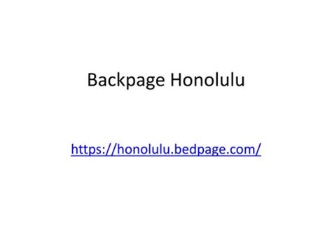 honolulubackpage|You are being redirected.